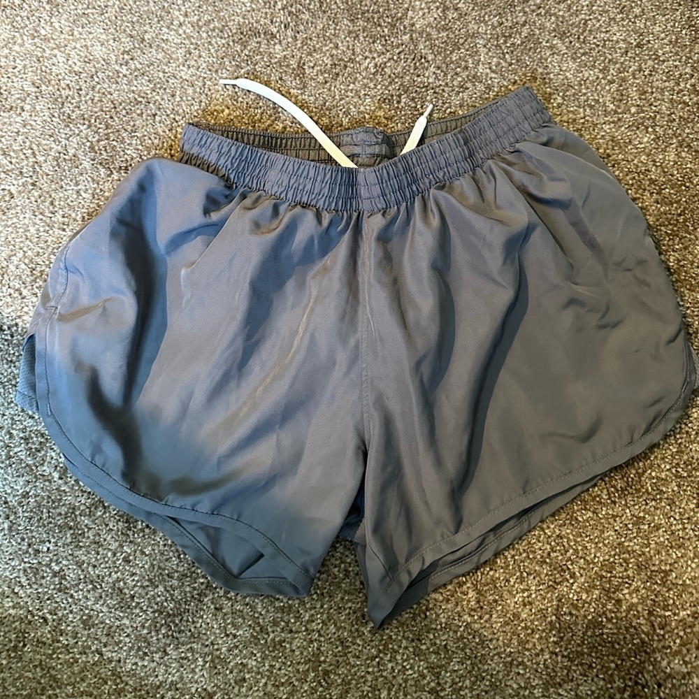 Gray Running Shorts